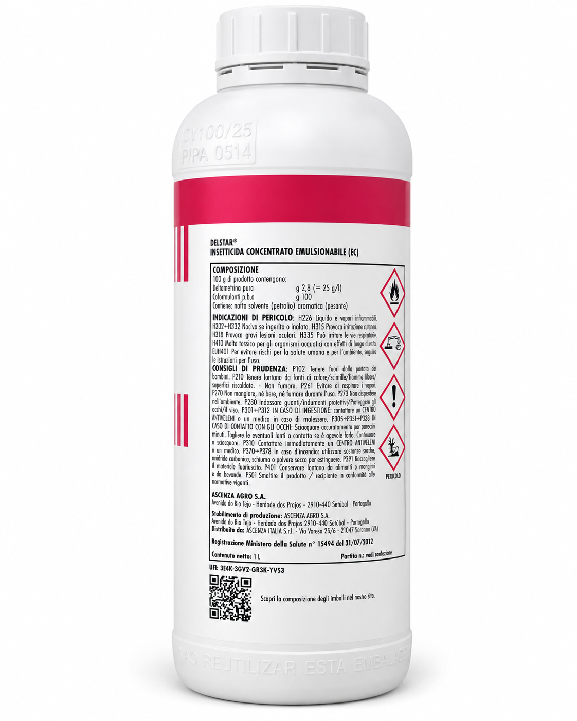 DELSTAR INSETTICIDA DELTAMETRINA 25 g/L 1L