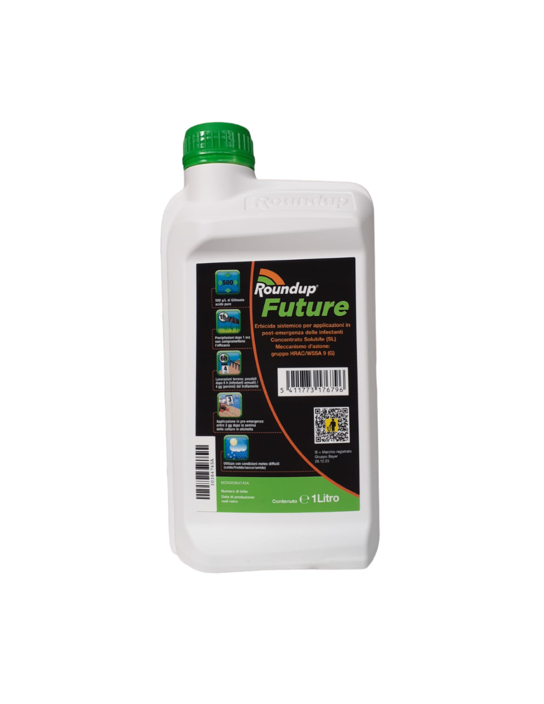 ROUNDUP FUTURE HERBICIDE TOTAL GLYPHOSATE LT.1 - PLATINE