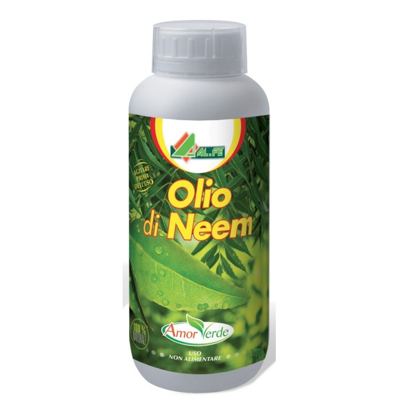 Olio di Neem Insetticida naturale e biologico per il controllo di insetti e parassiti su piante ornamentali, ortaggi e frutteti 250ml
