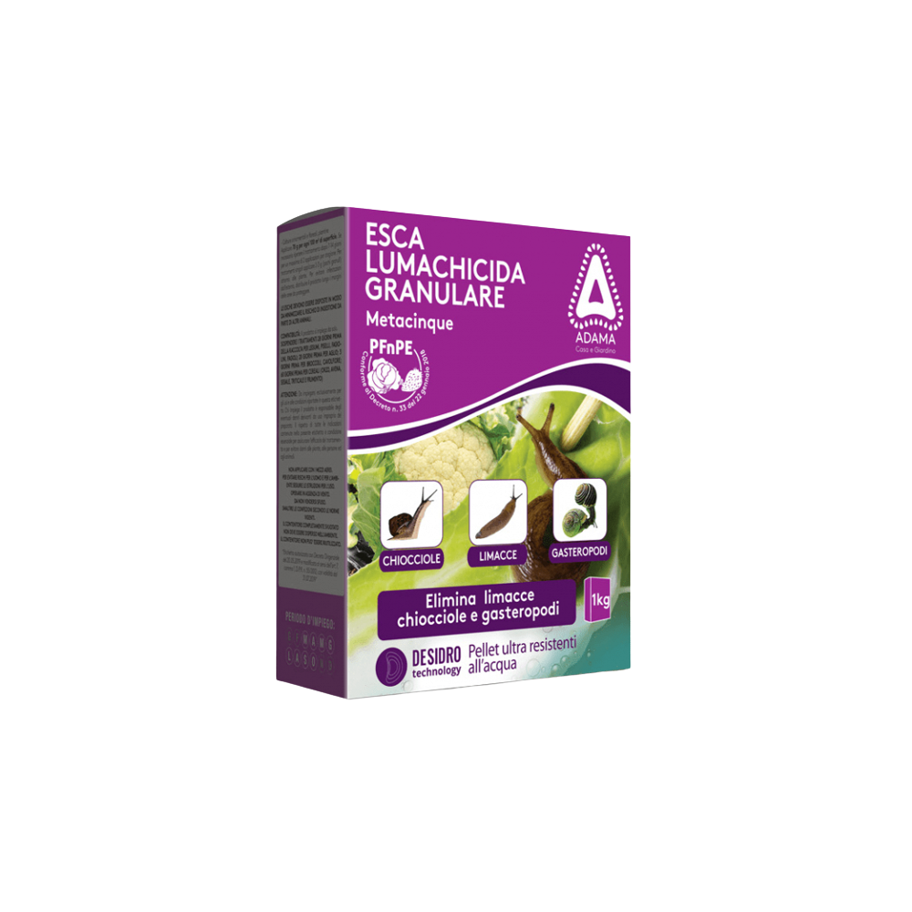 ADAMA METACINQUE Esca LUMACHUCIDA GRANULARE KOLLANT 1 KG
