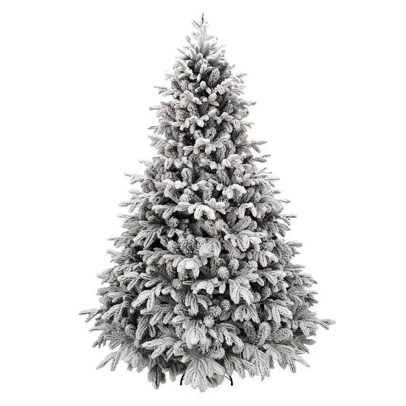 Xone Albero Di Natale Lincoln White Montgomery 100% Pe 210CM