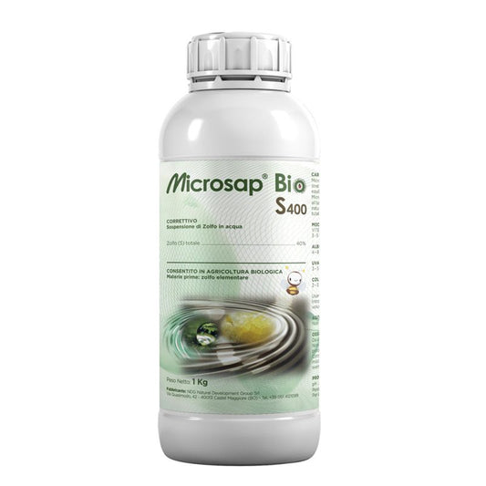 Microsap Bio S400 1L Engrais foliaire et biostimulant naturel pour le renforcement des plantes et la prévention des maladies